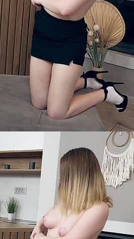Bonus: Busty Teen Girl Mila Pie with Hungry Pussy