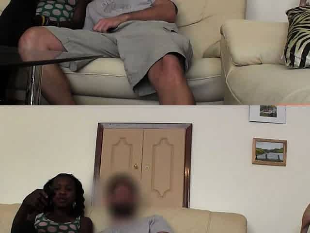 Sexy Ebony Wants a Taste Of White Dick