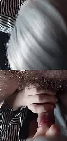 Cum hungry floozy needs cum