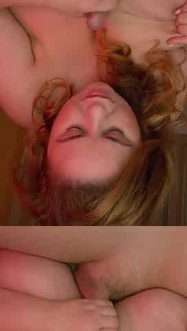 BBW MILF with Massive Boobs Anna Katz Helping Stepson with Her Hands, Huge Tits and Mouth to Cum on Her Big Bra