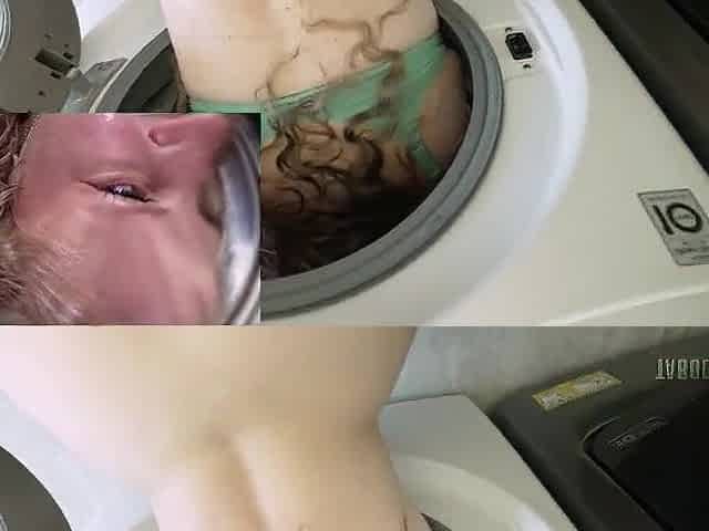 Step Daughter Banged In Her Booty Untill That babe Is Unstuck in the Dryer - Ivy Andrews - Taboo Heat - Luke Longly