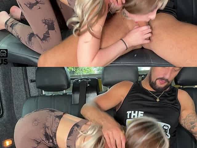 Petite Tattooed Teen Lila Learns She Loves Cock More Than Pussy on the Smash Bus