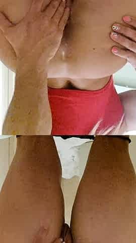 Amateur hottie solo masturbation