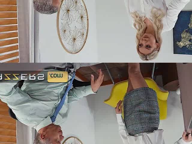 BRAZZERS - Glamorous Golden-haired Boss Kenzie Taylor Surprises Mick Blue With Some Anal Action At Work