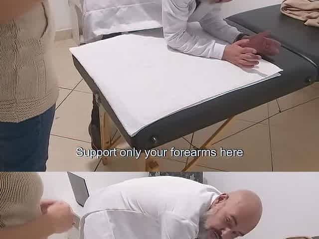 Routine anal exam by a real proctologist.