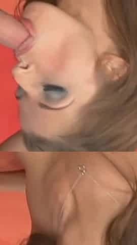 Fancy MILF Is Riding a Horny Dude and Takes a Huge Cumshot Into Her Mouth.