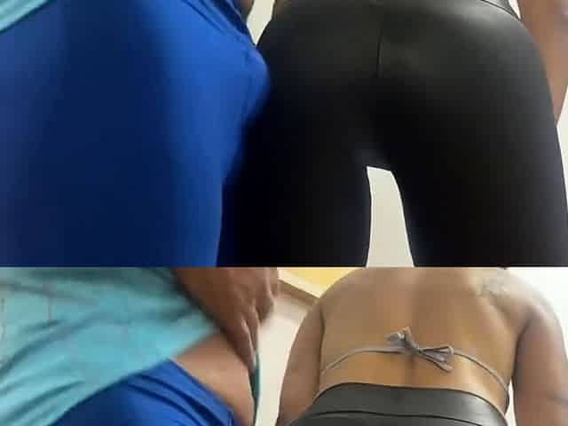 Sexy Latina Babe in Lycra Pants