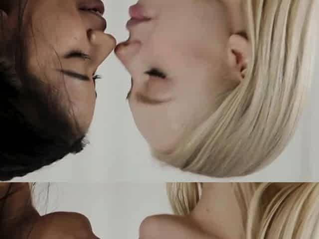 ADULTMOBILE - Smoking Hot Babes Make Out Before They Sit On