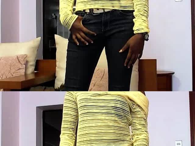 Petite African girl got face fucked hard
