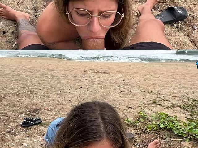 I FOUND THIS HOT GIRL ON A WALK TO THE BEACH AND I DIDN'T