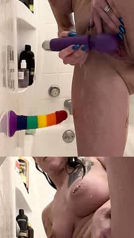 Busty milf horny solo toy time
