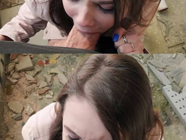 Amateur teen deals cock for money