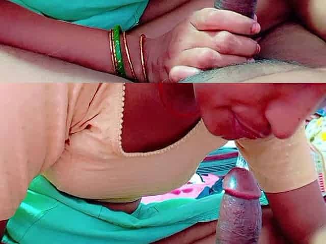 Hot Indian Desi Village Stepsister Sucking My Big Cock Cum in Mouth Hindi Audio