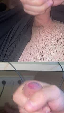 Masturbating and spitting on my schlong, cumming