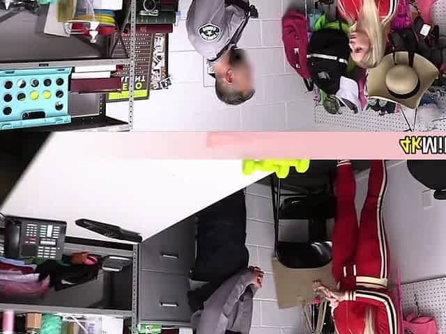 Busty Blonde Shoplifter Milf Destroyed