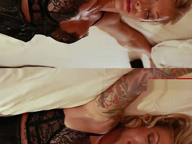 mature babe with crimson fingernails corset an thigh high boots fucking