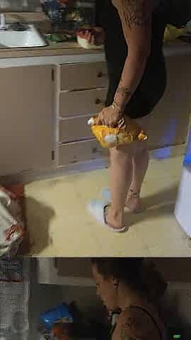 Petite tiny sexually excited gal is high and clothed like a hooker
