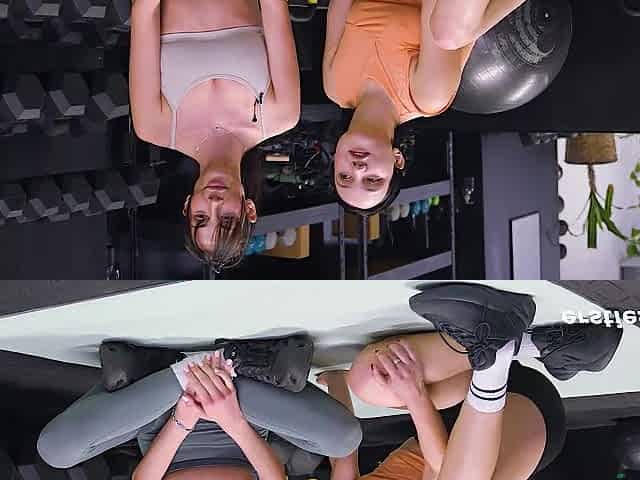 Ersties - Belt-on training session with a pleased ending