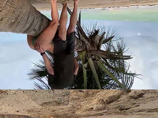 A mother i'd like to fuck teased chap on the beach and that guy got overexcited and drilled her in the booty.