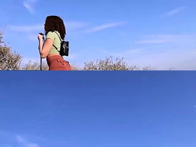 Hiking with Willow Ryder can lead to a quickie fuck
