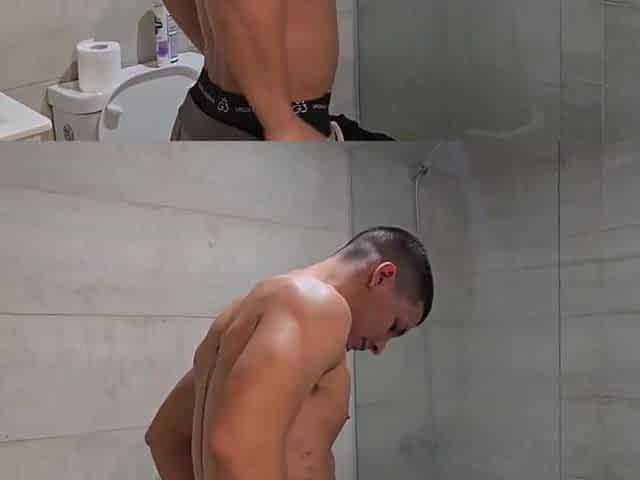 My Ally Desires Facial Spunk fountain Whilst We Bang in the Washroom