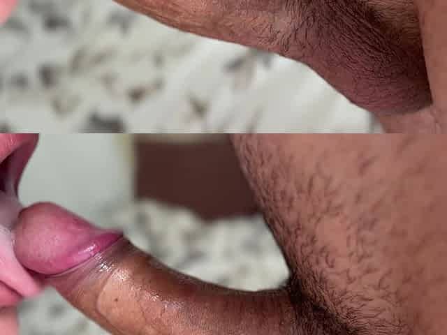 Close up. Tender and Hot Sex with Cum on Pussy