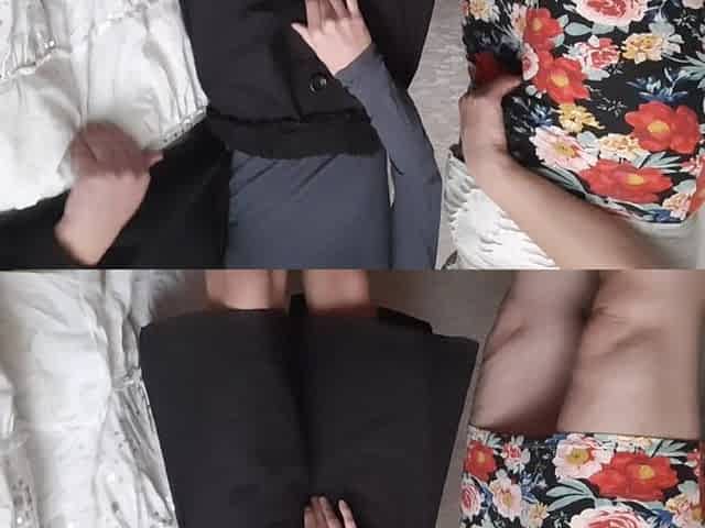6 Orgasms Under the Skirt - Lesbian-candys