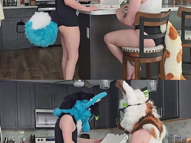 Large Butt Yiff mother I'd like to fuck Caught Stealing And Banged Raw On The Counter (Mursuit Porn)