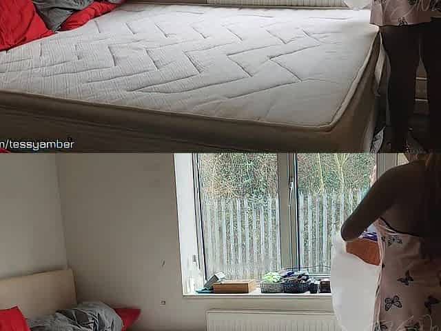 I Enticed the WINDOW CLEANER and Made Him Bang Me Out of a CUM DRUM and CUM Inside