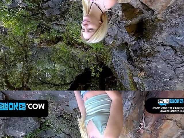 The Great Outdoors - My Tight Little Stepdaughter Gets Really Horny When We Go Hiking