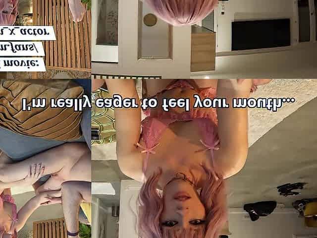 My pink-haired sissy bitch caged sucks my jock unfathomable