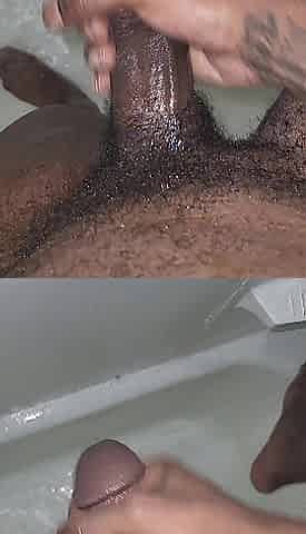1023FEET jerkoff in stepsisters shower