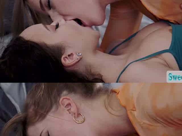 Sorority girls enjoy licking each others pussy