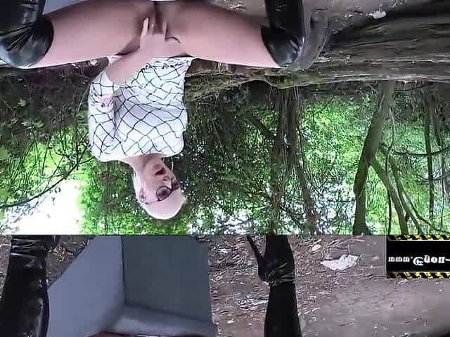 Outdoors Amateur Bukkake