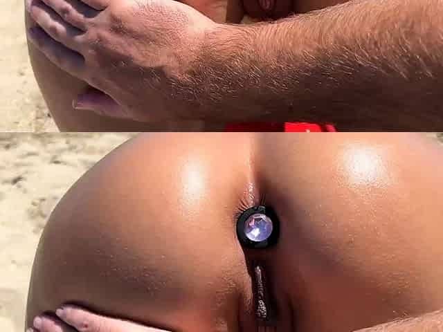 Outdoor beach sex