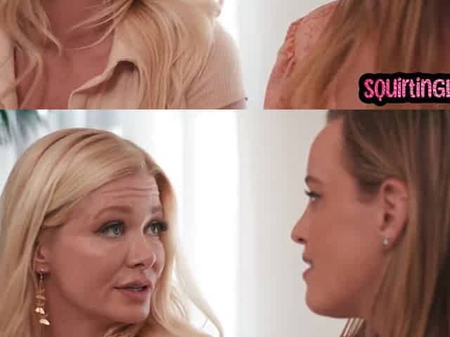 Sexy lesbian babes scissoring each other