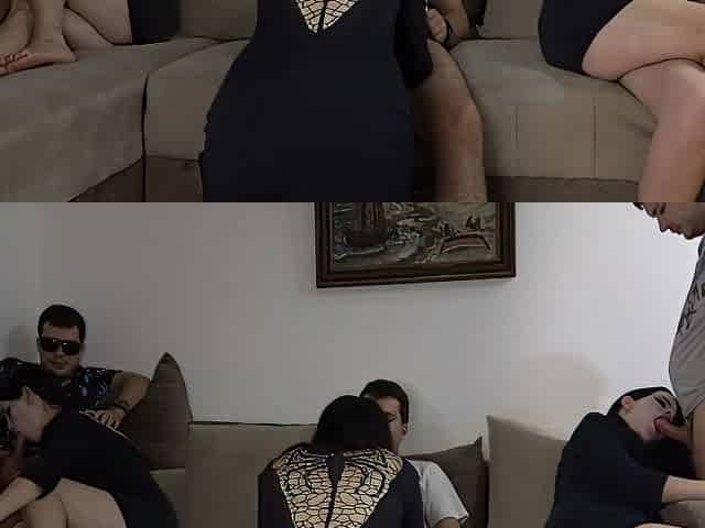 Halloween Movie - Vampire Anna And Oral Creampie Orgy With 3 Guys P2