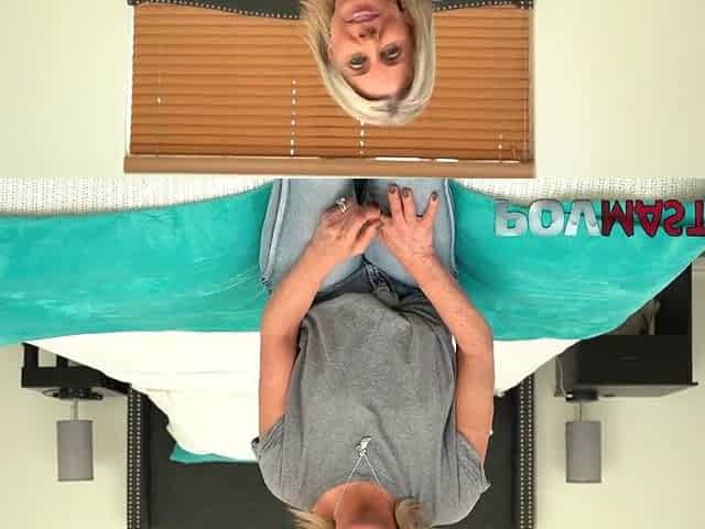 Hawt large Soaked Melons Golden-haired Cougar Payton Hall Takes Large Wang POV
