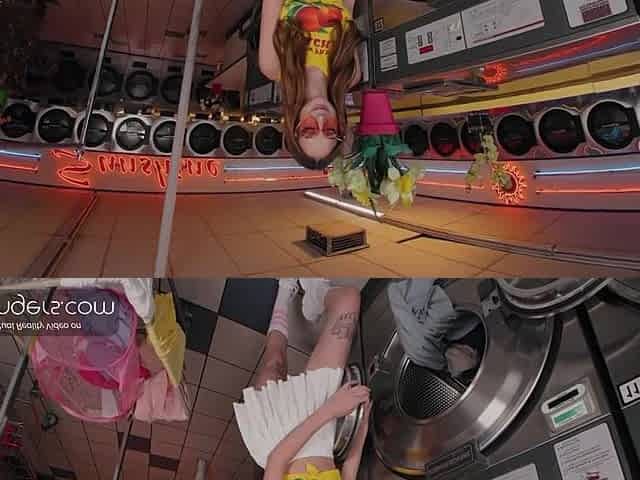 VR Bangers: Slender Ginger Playgirl Screws In The Laundry Room