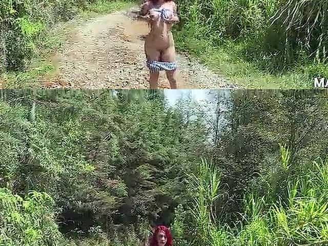 On vacation with super lewd redhead