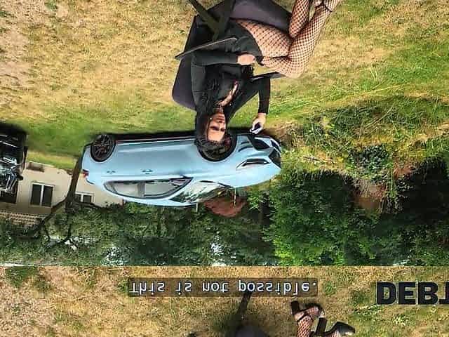DEBT4k. Watched by having car sex. Sexy sex with Alexa Mouth