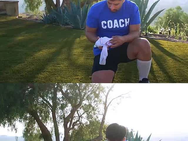 Outdoor Cock Riding With Athletes Dave Candle And Lana Gee