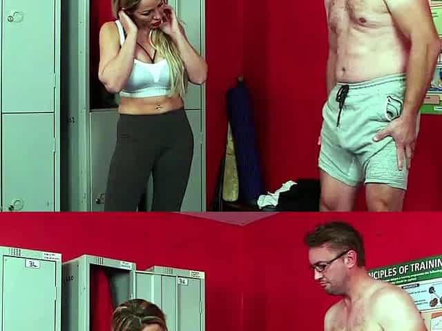 Bigtitted MILF voyeur beauty giving JOI