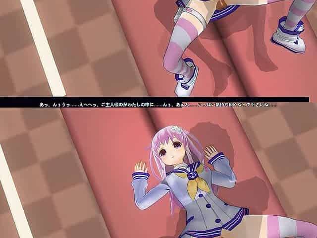 CG ANIME Nepgir screwing in the locker room (Choujigen Game Neptune The Animation)