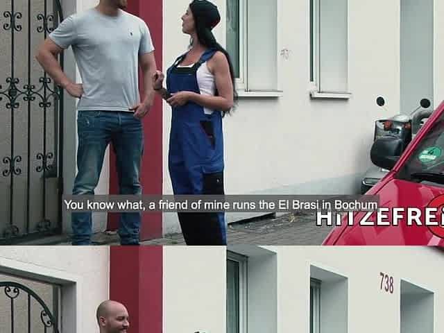 HITZEFREI Texas Patti screams during the time that being pounded by a large jock
