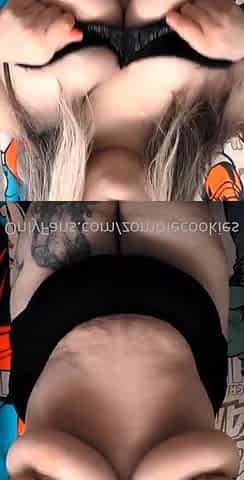 Big Boobed Blonde Masturbates With A Dildo In The Bathroom