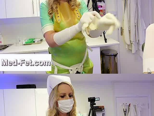 Blonde mature inside latex uniform explicit toy insertion