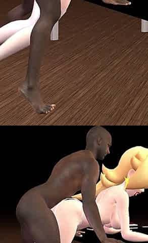 Rosalina Cheats Mario with Stranger in Doggy Position