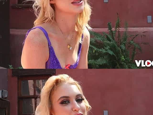 Small Blond Chloe Cherry Moist Vagina Gets Drilled In A BTS Scene