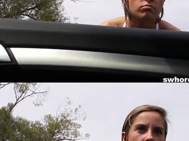 Astounding groaning taut street prostitute drilled for 40 EUR